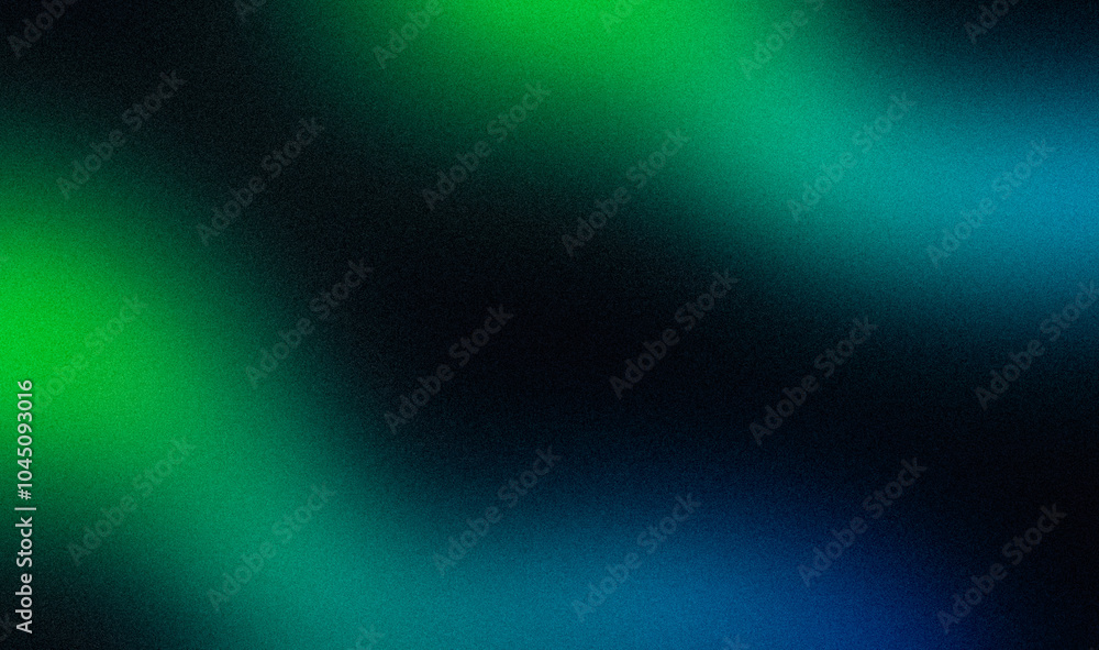 Dark color spot grainy backdrop design. Abstract green blue black color spots on dark noisy glowing gradient. Color wave shaped. cover, header, banner, poster Dark color spot grainy backdrop design. Abstract green blue black color spots on dark noisy glowing gradient. Color wave shaped. cover, header, banner, poster