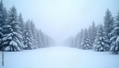  Snowy serenity in a winter wonderland