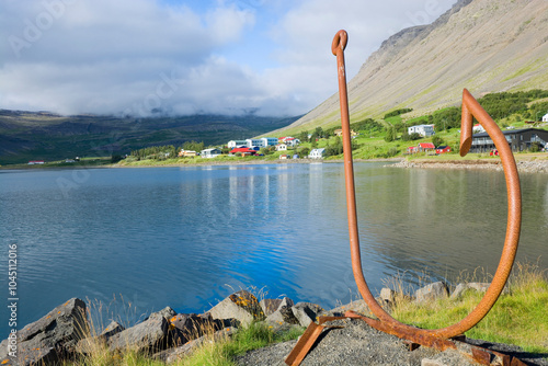 Bíldudalur village situated...