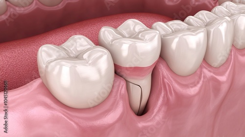 Periodontist treating gum disease