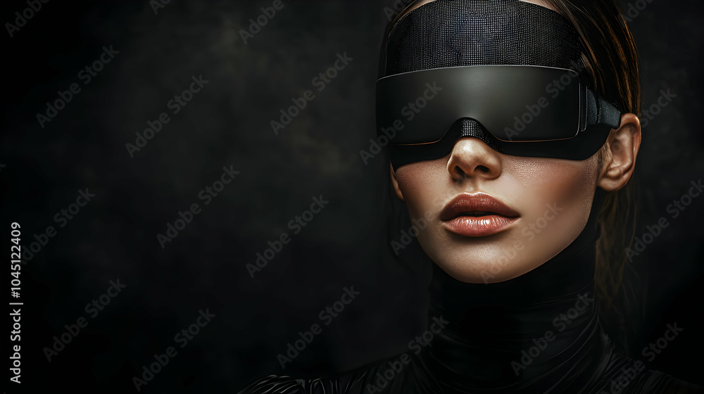 portrait of a woman in mask portrait of a woman in mask