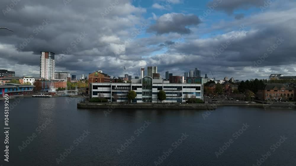 Salford Quays and Manchester Ship Canal Salford Quays and Manchester Ship Canal