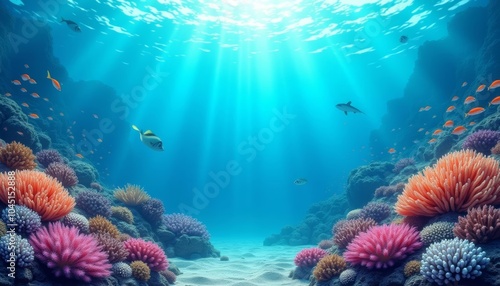 Wallpaper Mural  Exploring the depths of the oceans vibrant beauty Torontodigital.ca