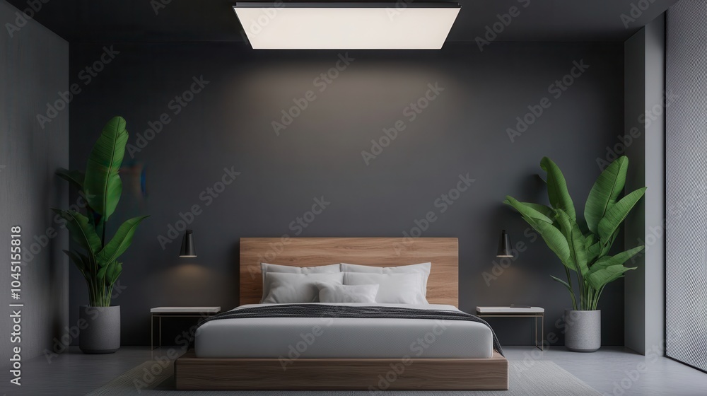 Modern LED Ceiling Light with Geometric Design Modern LED Ceiling Light with Geometric Design