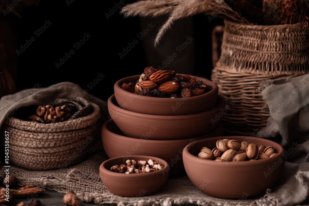 Nature-Inspired Boho Chic Still Life with Earthy Delights Nature-Inspired Boho Chic Still Life with Earthy Delights