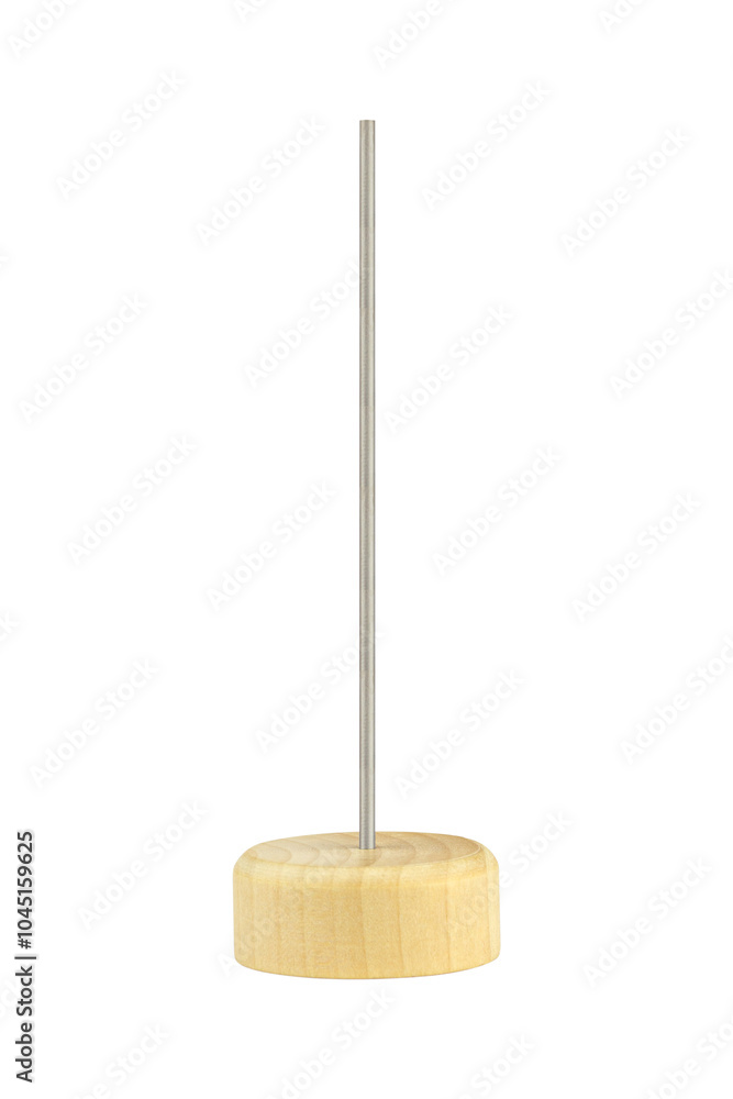 Wooden podium or pedestal concept. A place for the presentation of goods and cosmetic products. Advertising poster or banner for website, marketing. Isolated from background Wooden podium or pedestal concept. A place for the presentation of goods and cosmetic products. Advertising poster or banner for website, marketing. Isolated from background