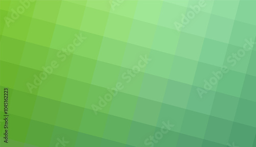 Gradient green background. Abstract vector texture with intersecting light and dark green squares. EPS 10. Illustration