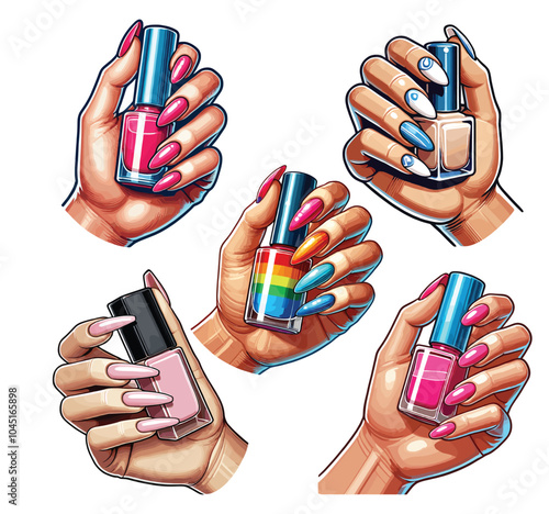 Manicure hand collection