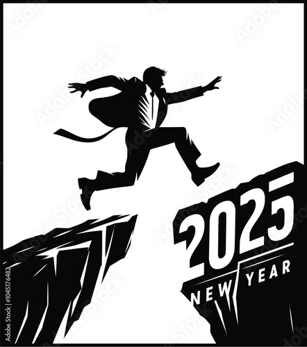 a digital illustration of a man with hill 2025 vector art