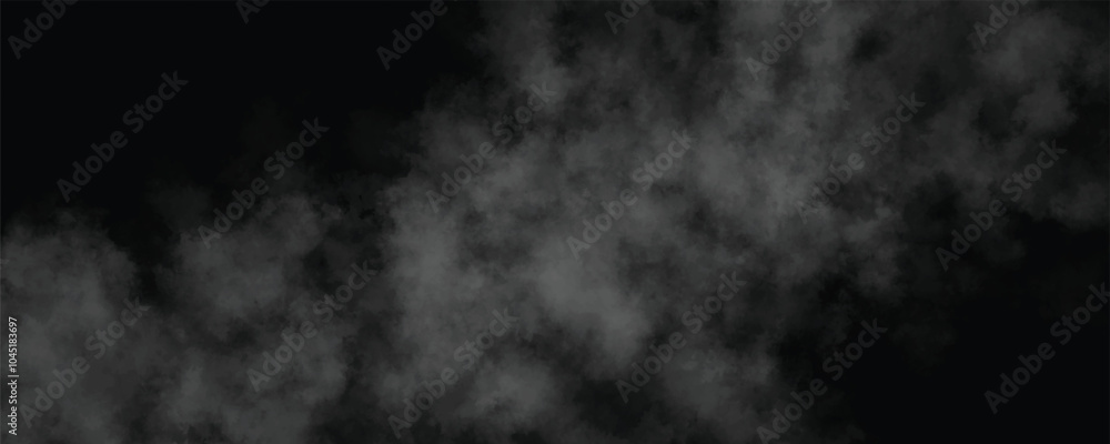 Fototapeta premium A peaceful and subdued scene of vapor diffusing softly into a moody atmosphere