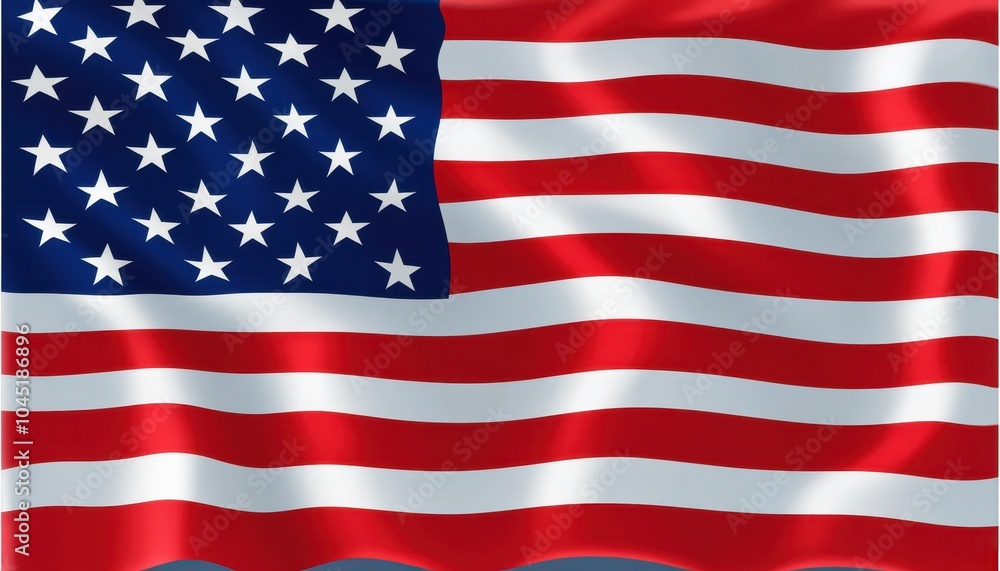 A waving American flag symbolizes unity and patriotism in various settings A waving American flag symbolizes unity and patriotism in various settings