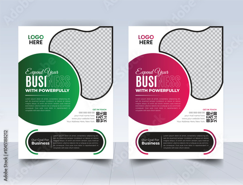 Unique flyer or poster concept