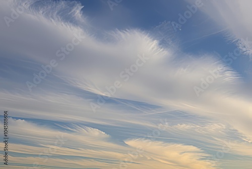 Altocumulus radiatus (Ac rad) Parallel bands of altocumulus ; photo