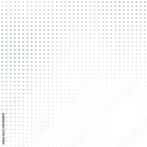 Abstract vector background with dots shapes pattern. Spotted grid background. Digital technology design