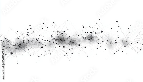 Technological chaos in a white and gray backdrop representing modern connectivity