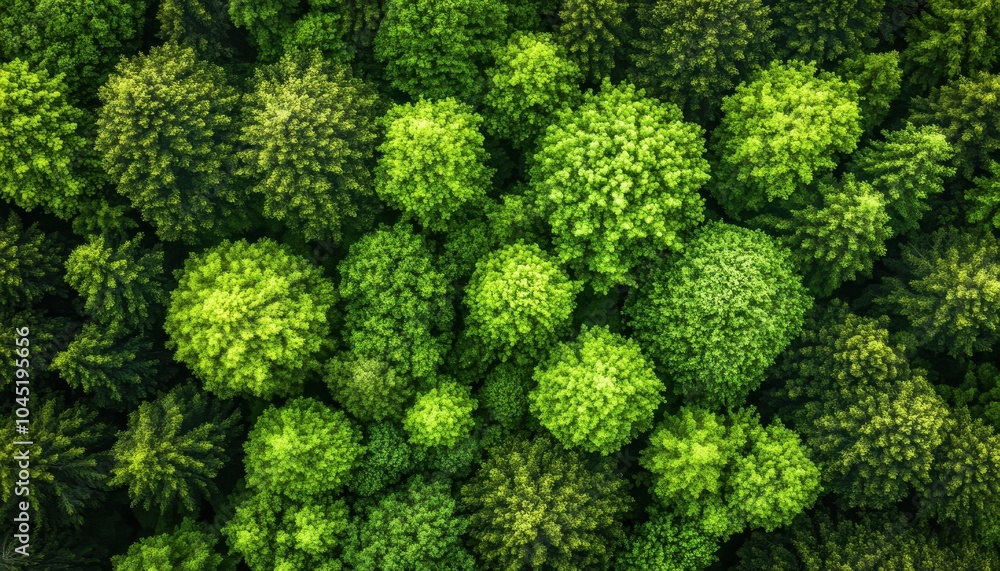 Aerial view of a winding asphalt road through a lush green forest in daylight Aerial view of a winding asphalt road through a lush green forest in daylight