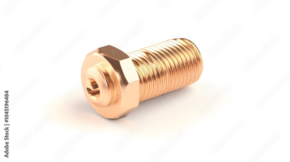 High Definition Hyper Realistic Bolt Illustration High Definition Hyper Realistic Bolt Illustration
