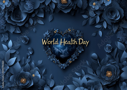 World Health Day poster design photo