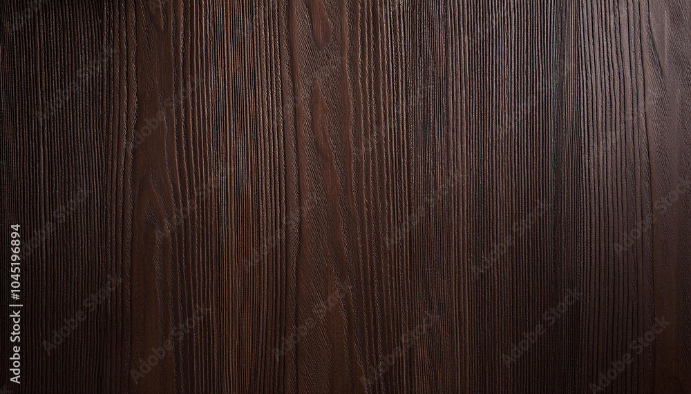 Obraz premium Dark brown wood texture with visible grain patterns, suitable as a background.