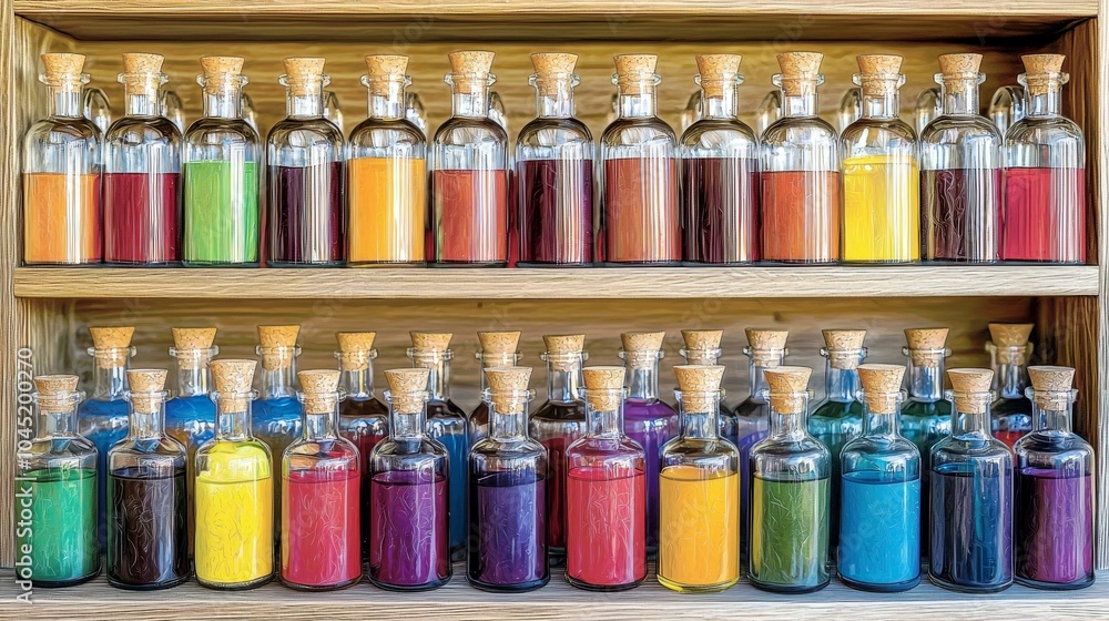 Vibrant Bottles in a Laboratory Setting Vibrant Bottles in a Laboratory Setting