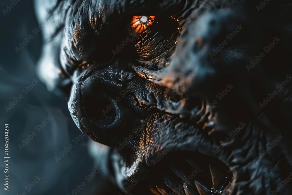 Scary monsters and creatures lurking in the shadows, featuring realistic and terrifying designs perfect for Halloween scares Scary monsters and creatures lurking in the shadows, featuring realistic and terrifying designs perfect for Halloween scares