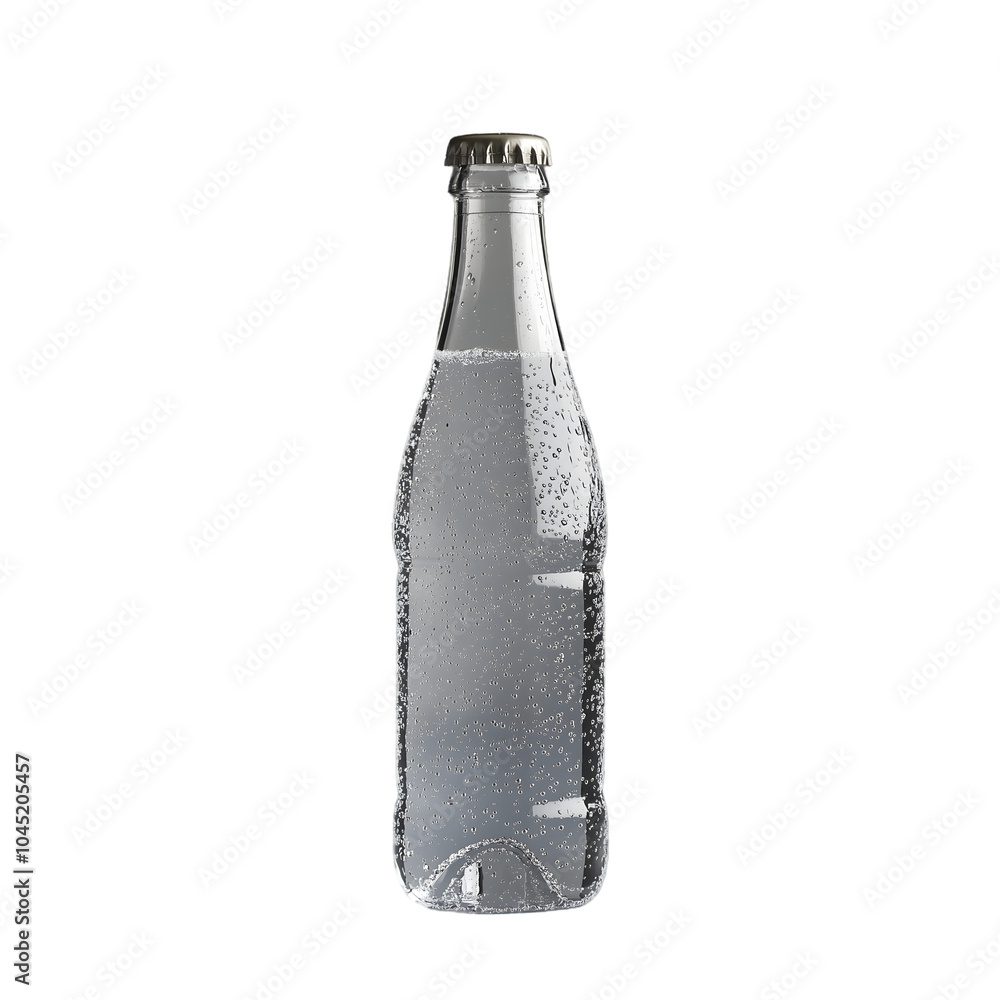Sparkling Water Bottle with Condensation Sparkling Water Bottle with Condensation