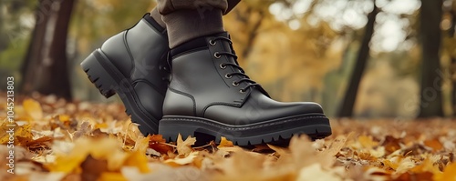 Vegan Leather Boots Steppin...
