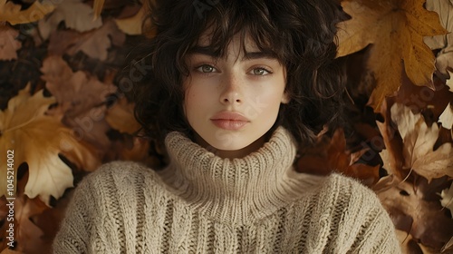 Model in Organic Cotton Swe...