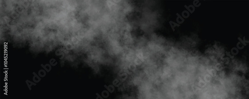 The Veiled Beauty of Smoky Clouds, Flowing Through the Shadowy Realm of the Night, Encasing Everything in a Cloak of Mystery, Calm, and Uncertainty
