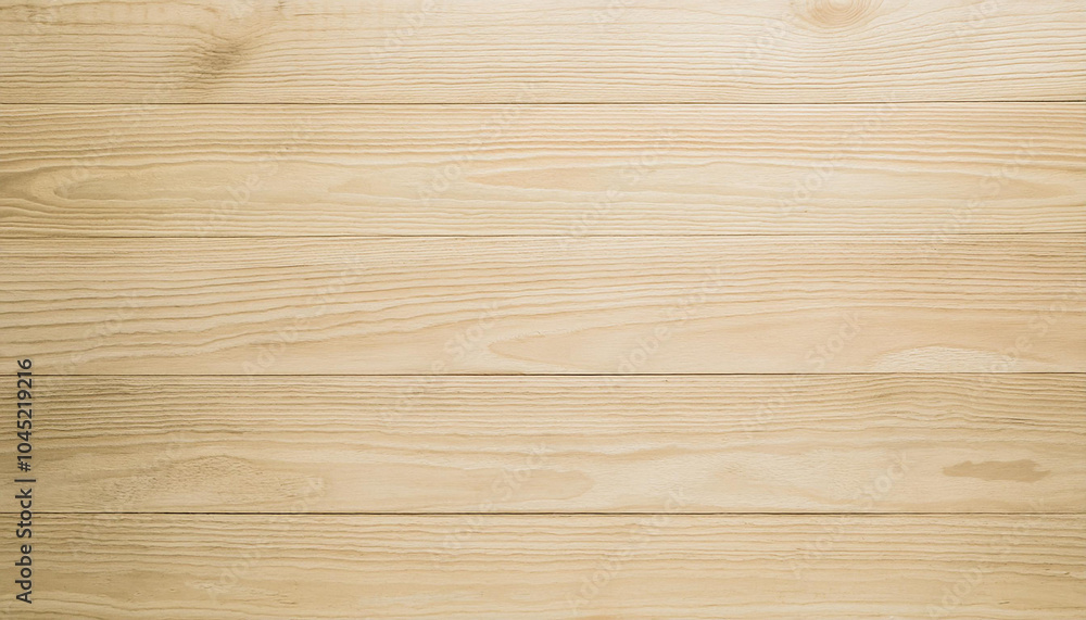 Naklejka premium Light brown wooden surface with a natural woodgrain texture.