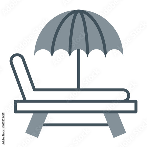 Sunbed Icon Design