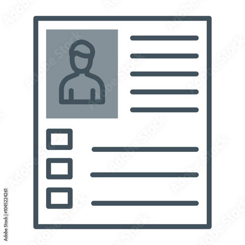 Curriculum Vitae Icon Design