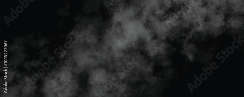 Dark overcast cloud with ethereal gray mist and fog, creating a soft and moody texture for atmospheric backgrounds.
