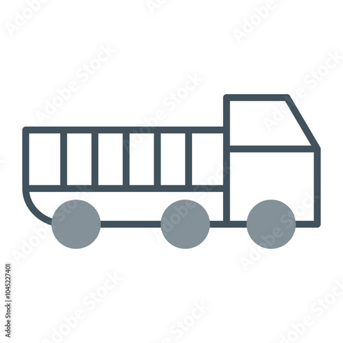 Dumper Truck Icon Design