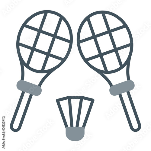 Badminton Icon Design