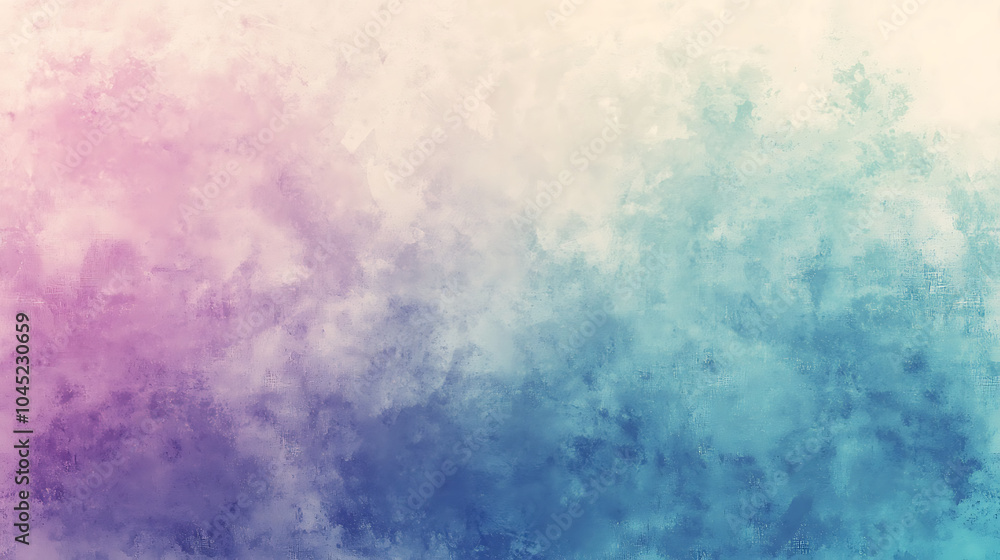 Obraz premium A pastel gradient background featuring shades of blue, pink, and purple, with a soft grainy texture.