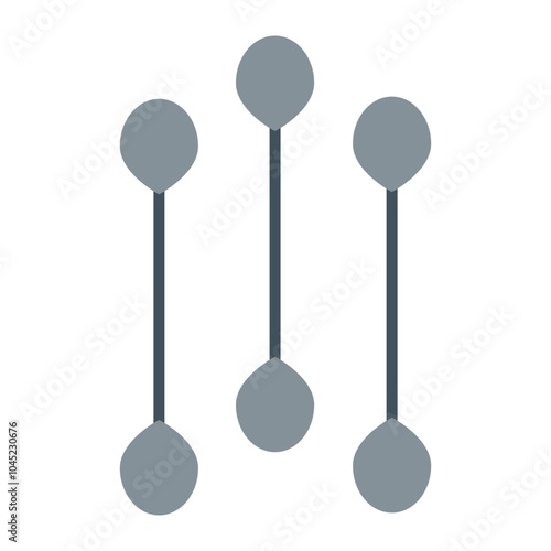 Cotton Bud Icon Design