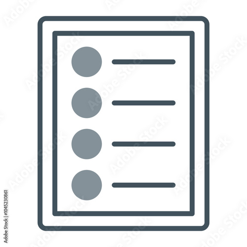 Table Of Content Icon Design