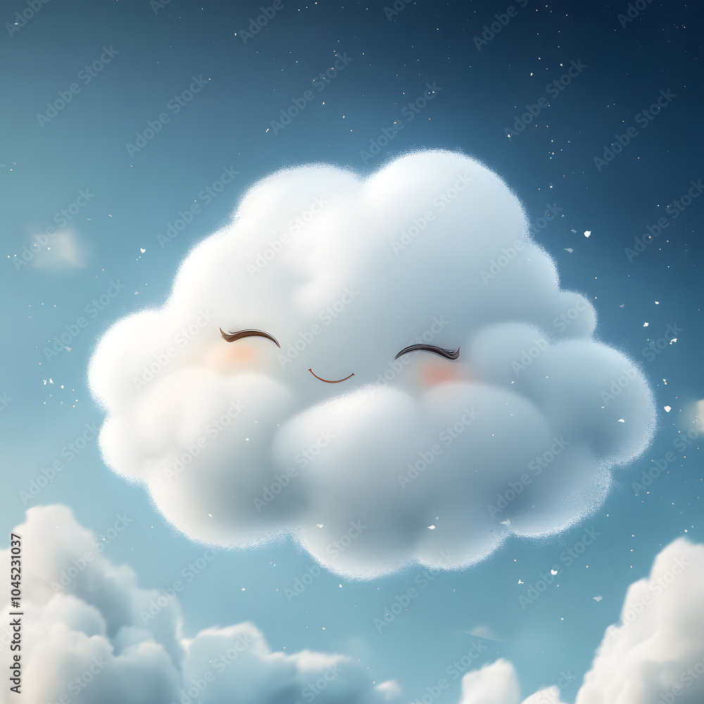 a fluffy cloud in the form of cartoon cute nose, Feeling soft poster
a fluffy cloud in the form of cartoon cute nose, Feeling soft poster