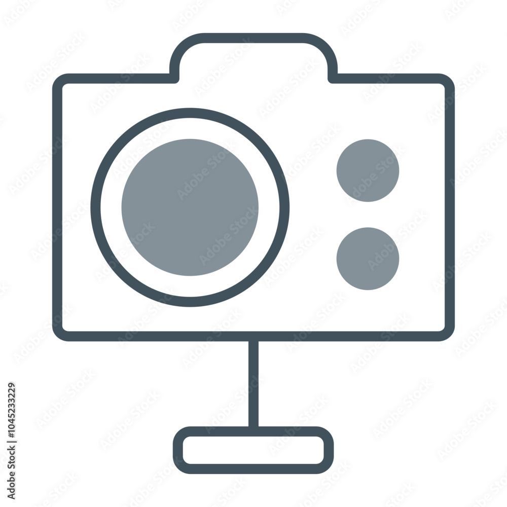 3d Camera Icon Design 3d Camera Icon Design