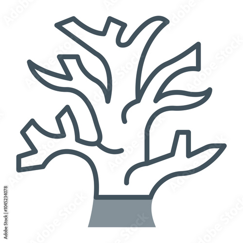 Dry Tree Icon Design