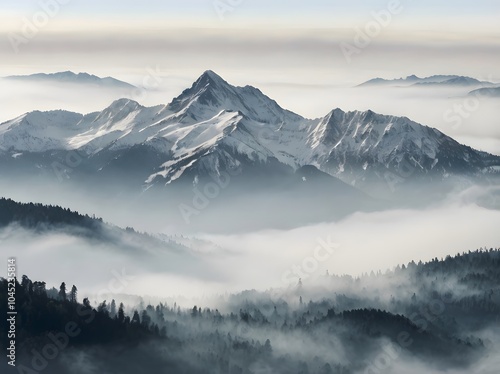 Foggy mountain