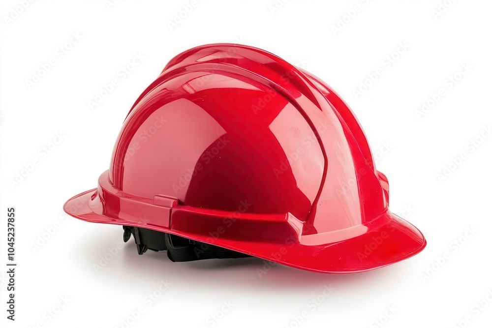 Brown hard hat on white isolated background. Brown hard hat on white isolated background.