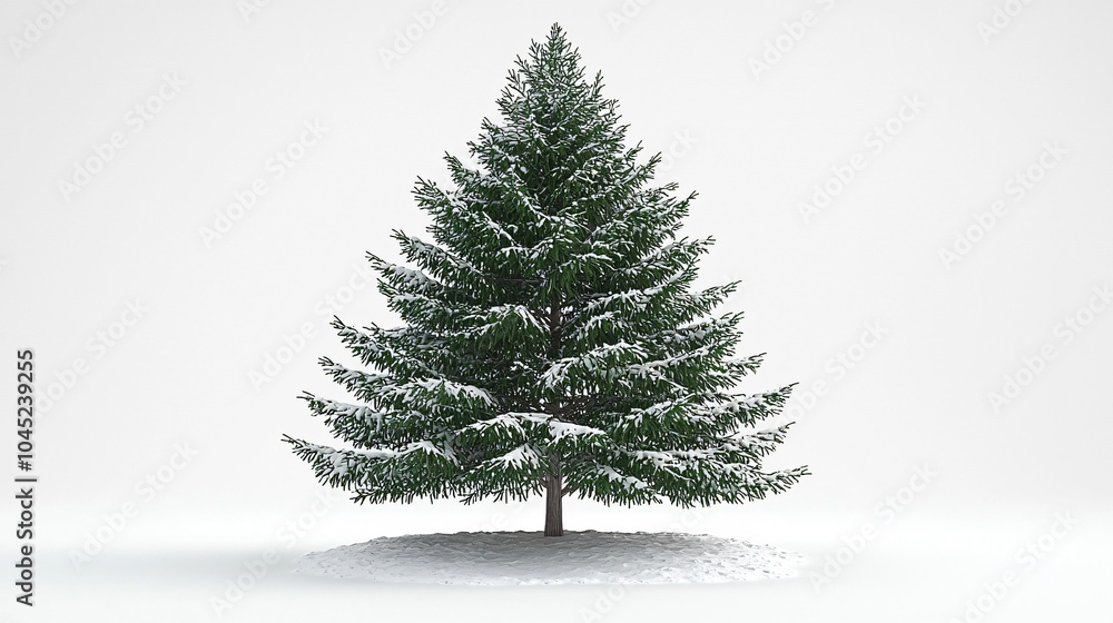 Winter pine snow scene Winter pine snow scene