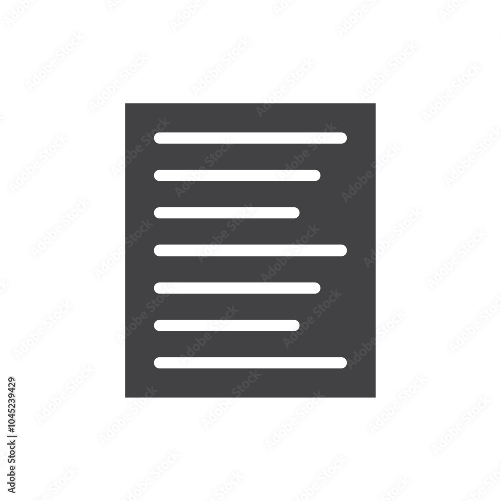 Align left icon Symbol mark in filled style Align left icon Symbol mark in filled style
