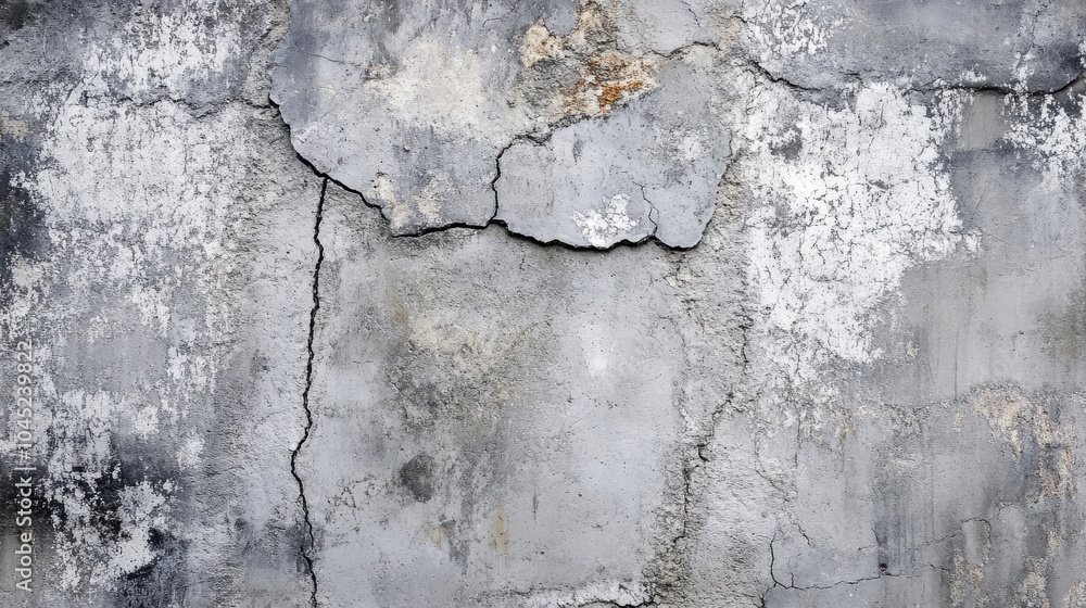 Obraz premium A textured concrete background with subtle cracks and imperfections, offering a raw and industrial feel suitable for modern design projects