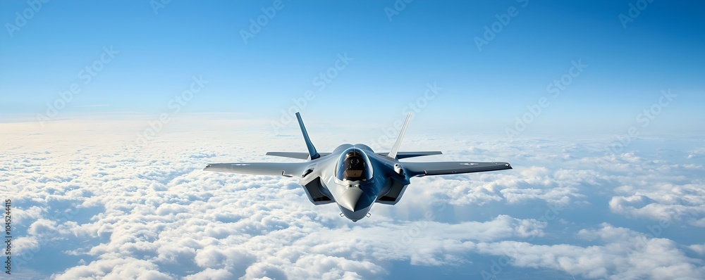 Naklejka premium High-Speed Interception of Aircraft in Action - Advanced Missile Defense Integration and Situational Intelligence in Military Operations