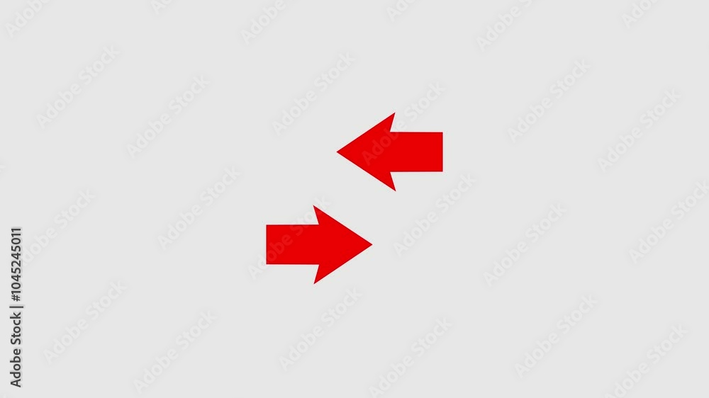 Abstract double arrow icon with up and down animated on background Abstract double arrow icon with up and down animated on background