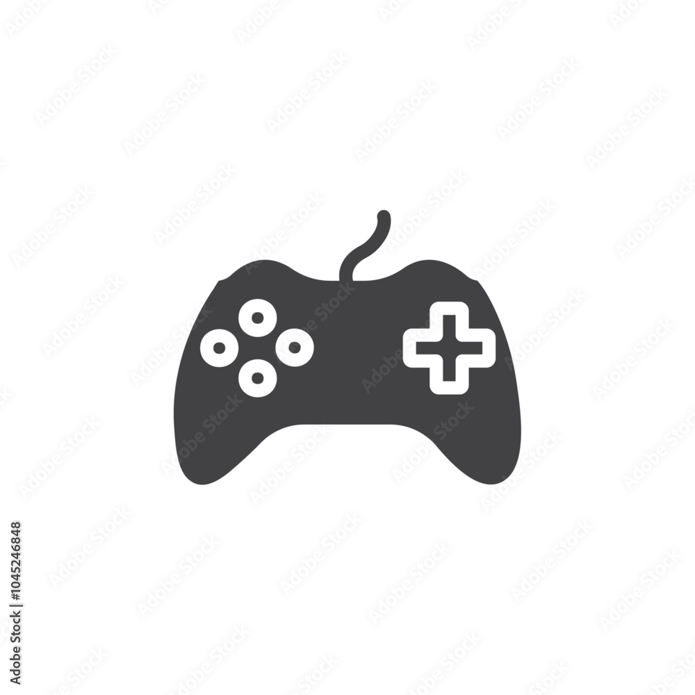 Gamepad icon Symbol mark in filled style Gamepad icon Symbol mark in filled style