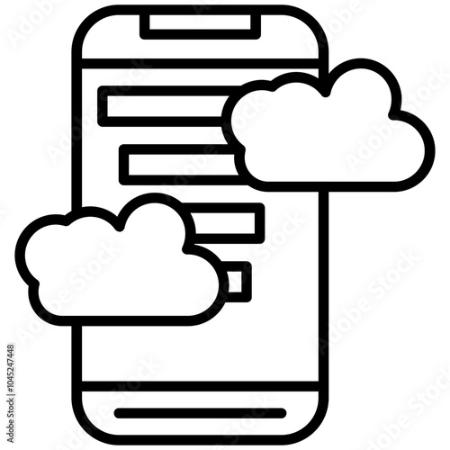 Cloud Based Calling Icon